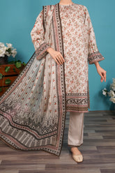 NUSL3265 Printed Lawn Suit - Unstitched 3Pc